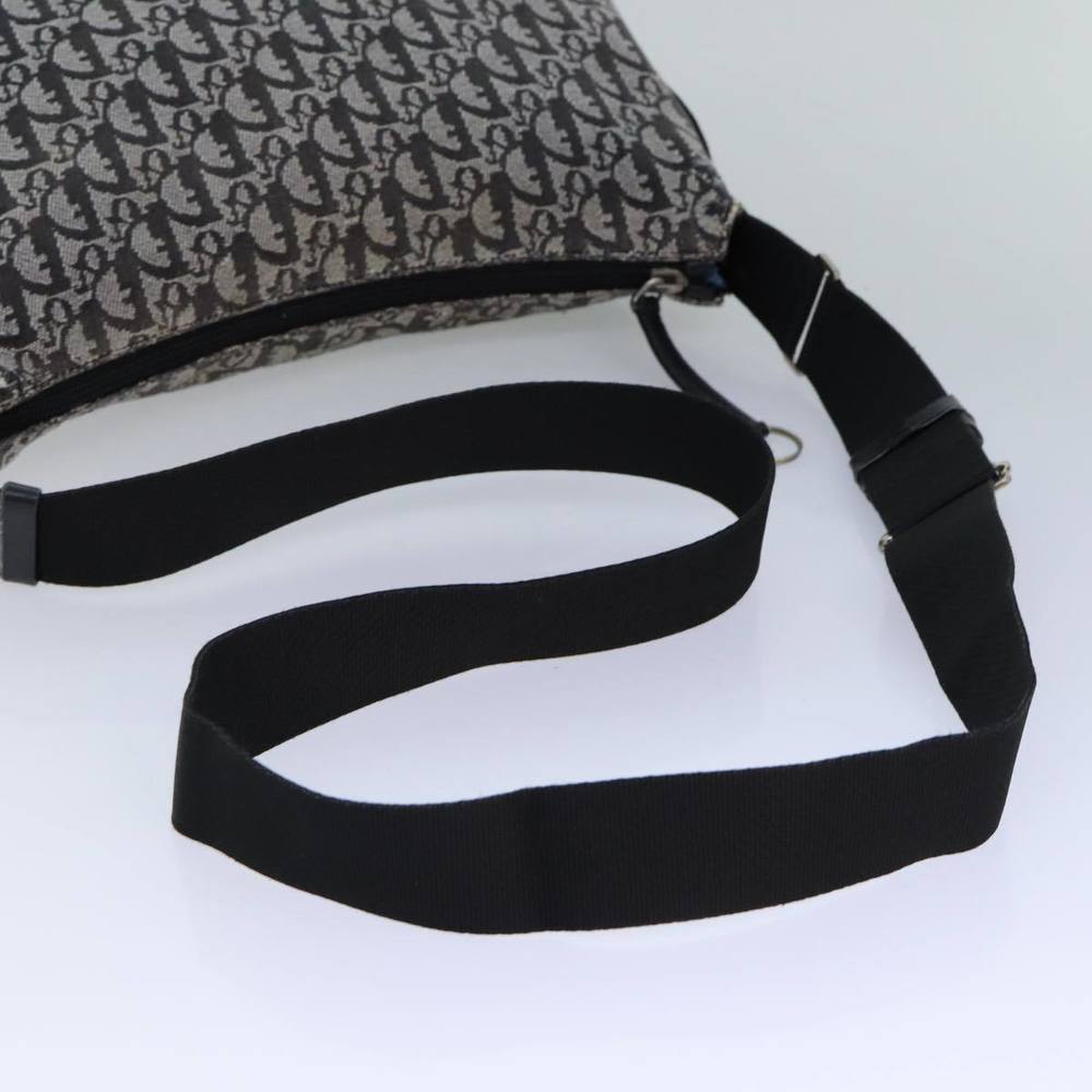 Christian Dior Trotter Canvas Shoulder Bag Black Auth 82279 - Picture 8 of 16